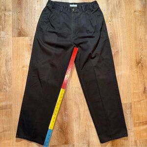 VTG Bugle Boy Pleated Preppy Trousers 90s80s High Rise 32x30 Stretch Waist Chino
